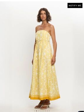 Kivari Madeline Strapless Maxi Dress Size 6